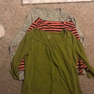 Lot of 3 Women’s Merona XXL Long Sleeve Shirts